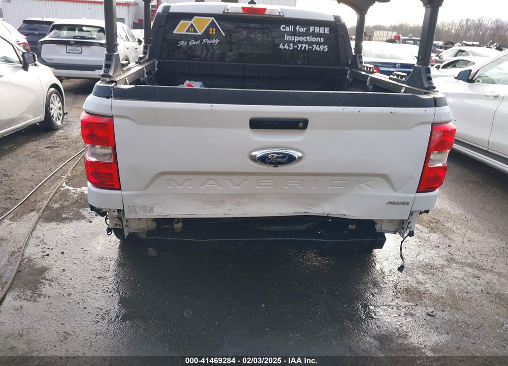 2022 FORD MAVERICK VIN: 3FTTW8F97NRA02884