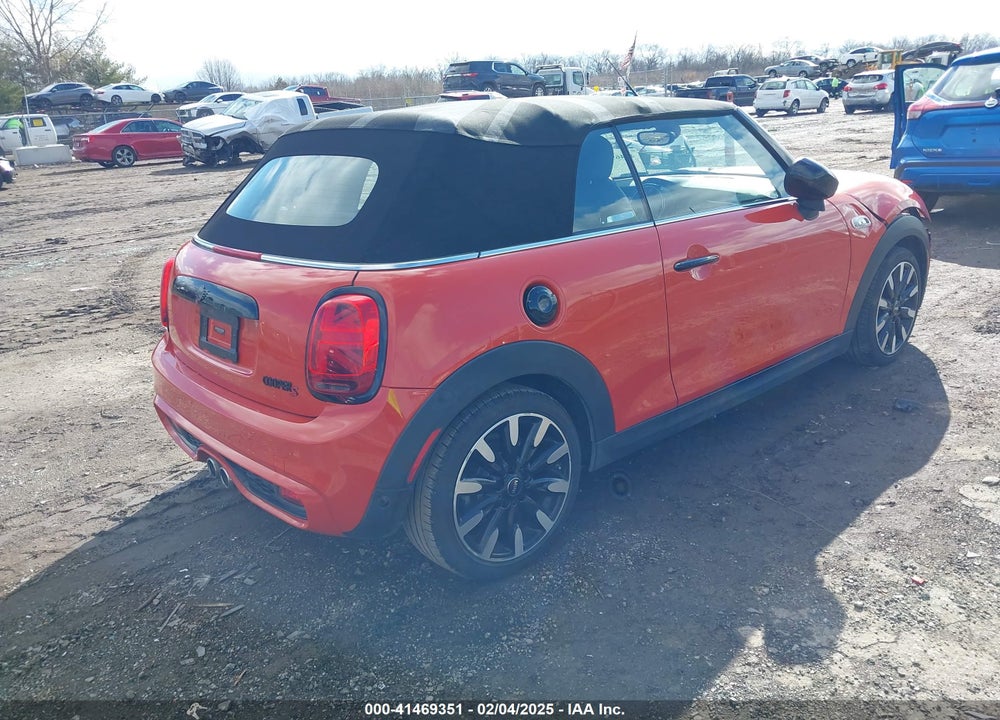 2021 MINI CONVERTIBLE COOPER S VIN: WMWWJ5C09M3M08577