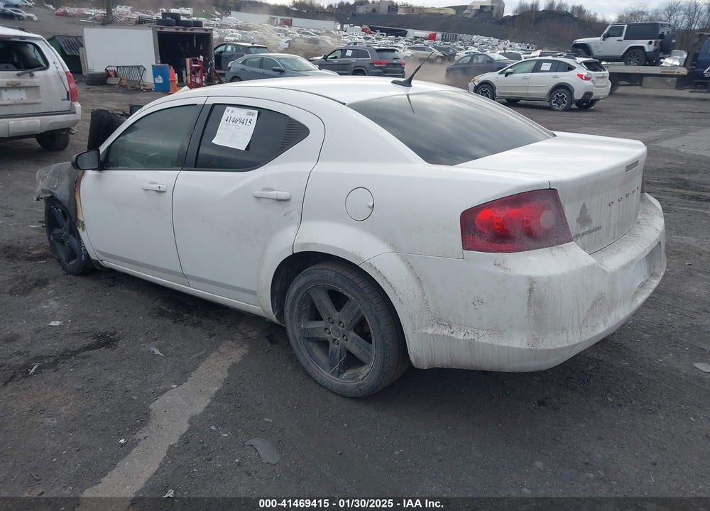 2013 DODGE AVENGER VIN: 1C3CDZAB1DN665234