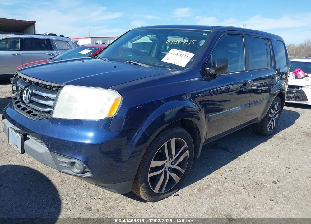 2013 HONDA PILOT LX VIN: 5FNYF3H25DB030739