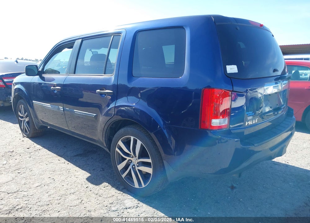 2013 HONDA PILOT LX VIN: 5FNYF3H25DB030739