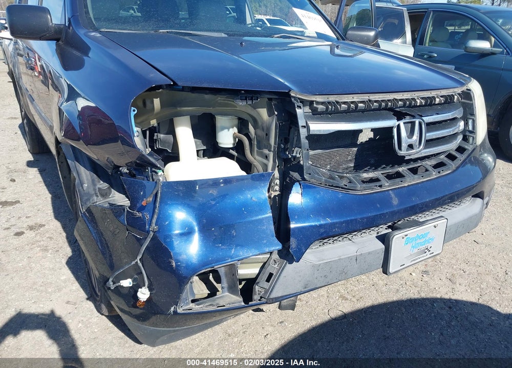 2013 HONDA PILOT LX VIN: 5FNYF3H25DB030739