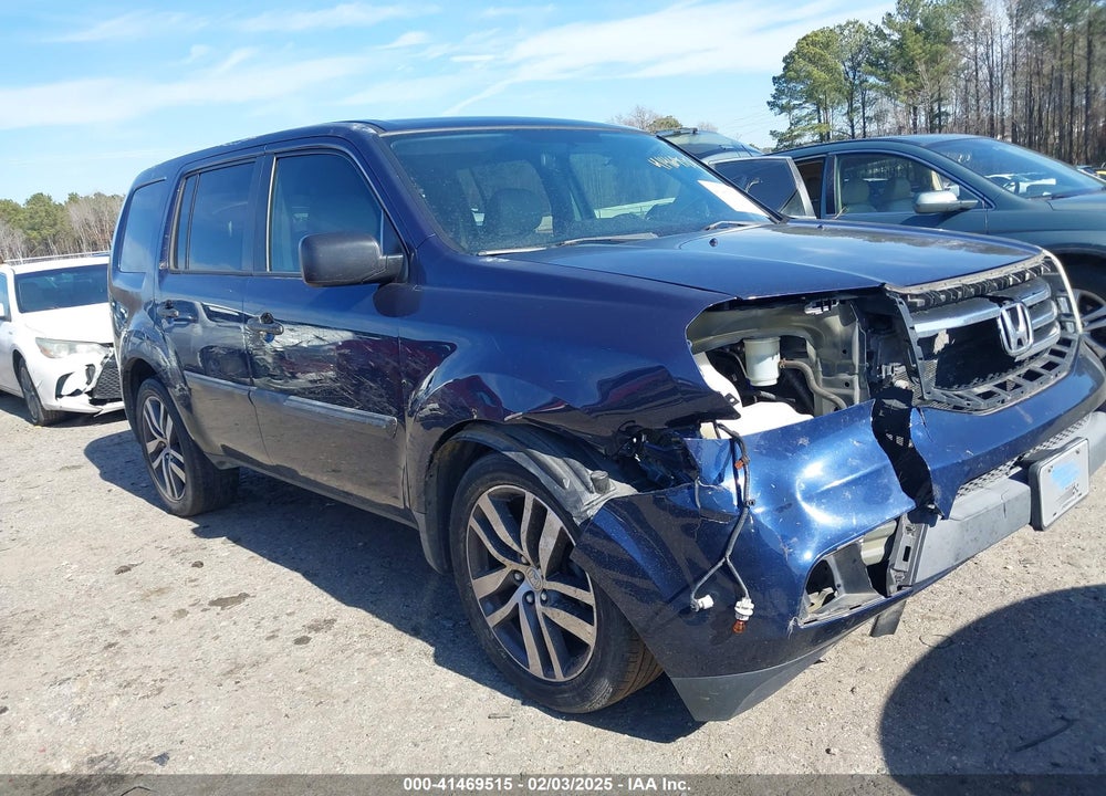 2013 HONDA PILOT LX VIN: 5FNYF3H25DB030739