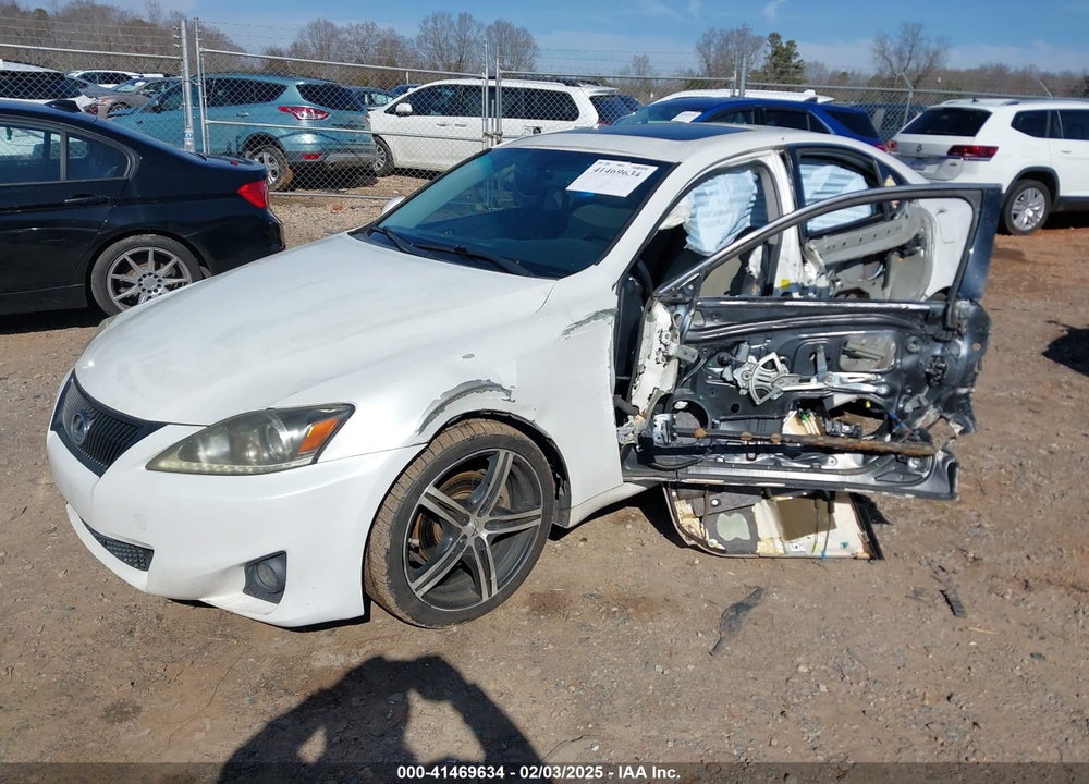 2011 LEXUS IS VIN: JTHBF5C22B5138659