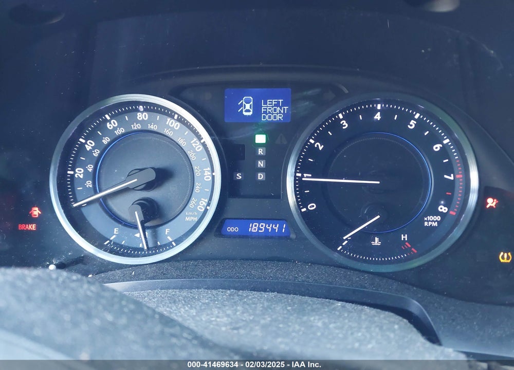 2011 LEXUS IS VIN: JTHBF5C22B5138659