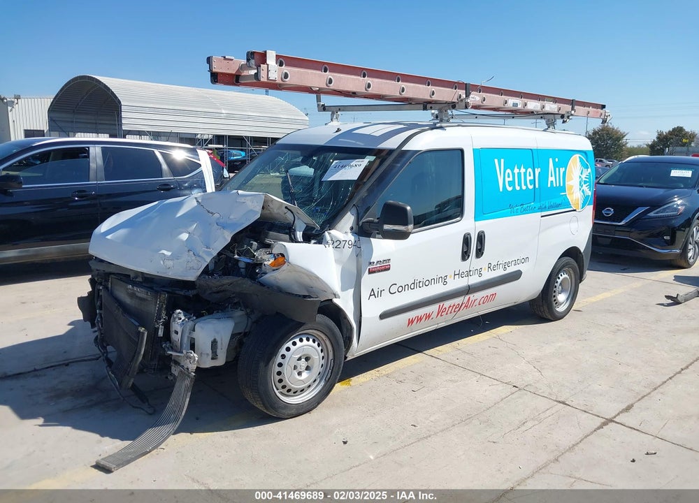 2016 RAM PROMASTER CITY VIN: ZFBERFAT4G6B36314
