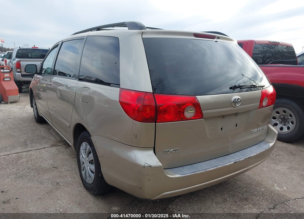 2007 TOYOTA SIENNA LE VIN: 5TDZK23C77S009062