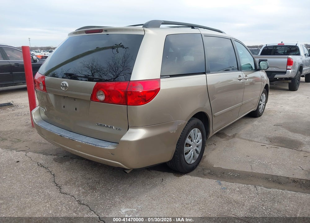 2007 TOYOTA SIENNA LE VIN: 5TDZK23C77S009062