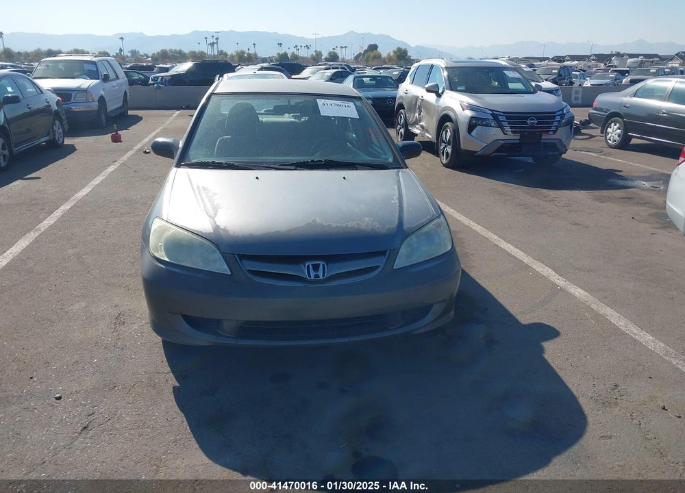 2004 HONDA CIVIC LX VIN: 2HGES16574H637169