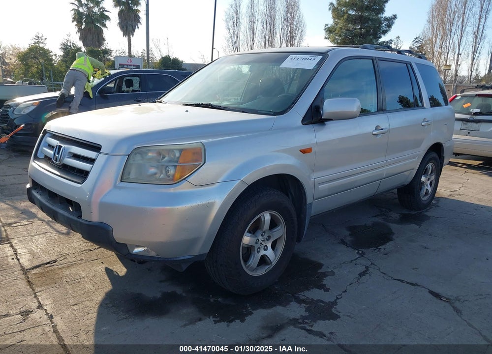 2006 HONDA PILOT EX-L VIN: 2HKYF18756H502054