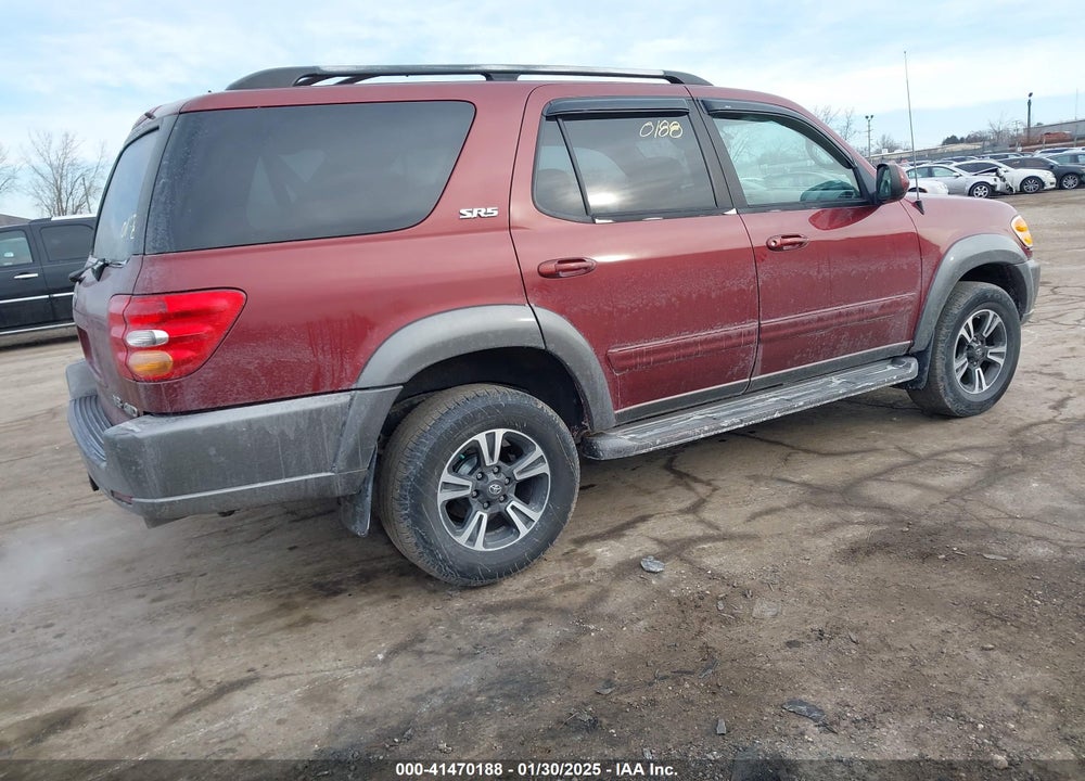 2004 TOYOTA SEQUOIA SR5 V8 VIN: 5TDBT44A24S233097