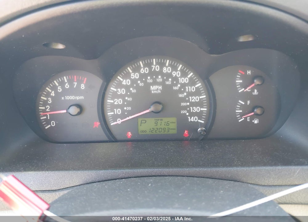 2005 KIA SPECTRA EX/LX/SX VIN: KNAFE121855098838