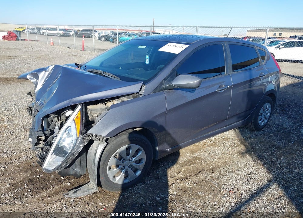 2017 HYUNDAI ACCENT SE VIN: KMHCT5AE8HU343148