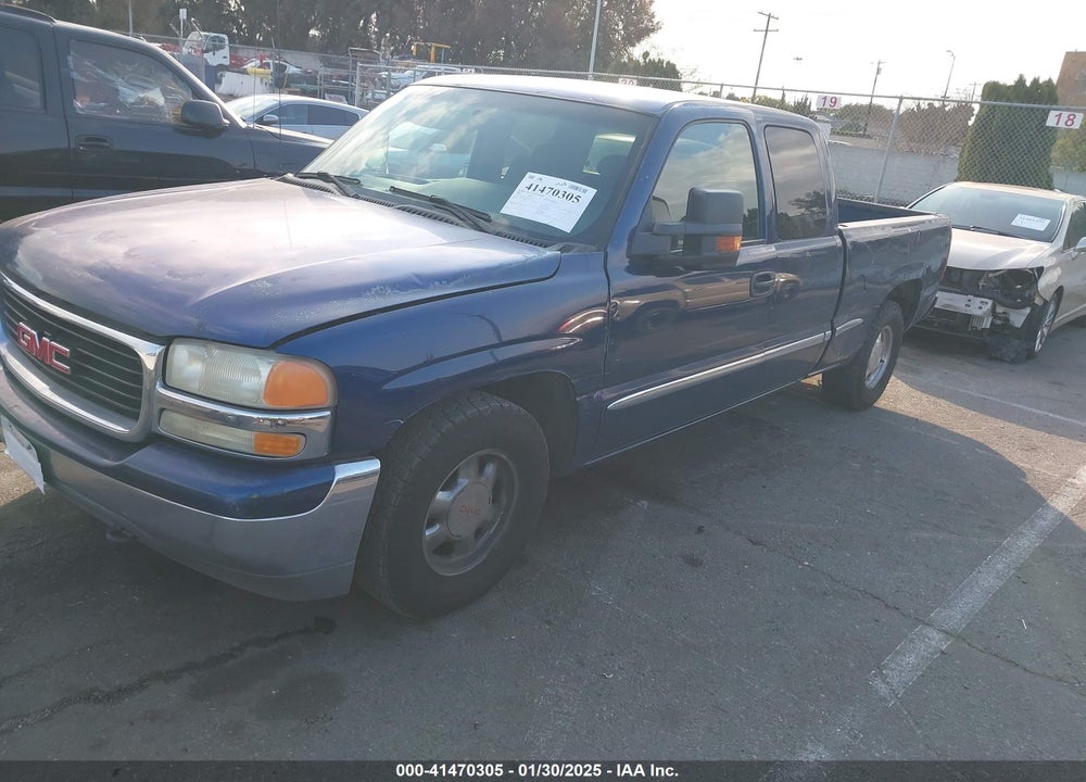 2002 GMC SIERRA 1500 SLE VIN: 2GTEC19T521149253