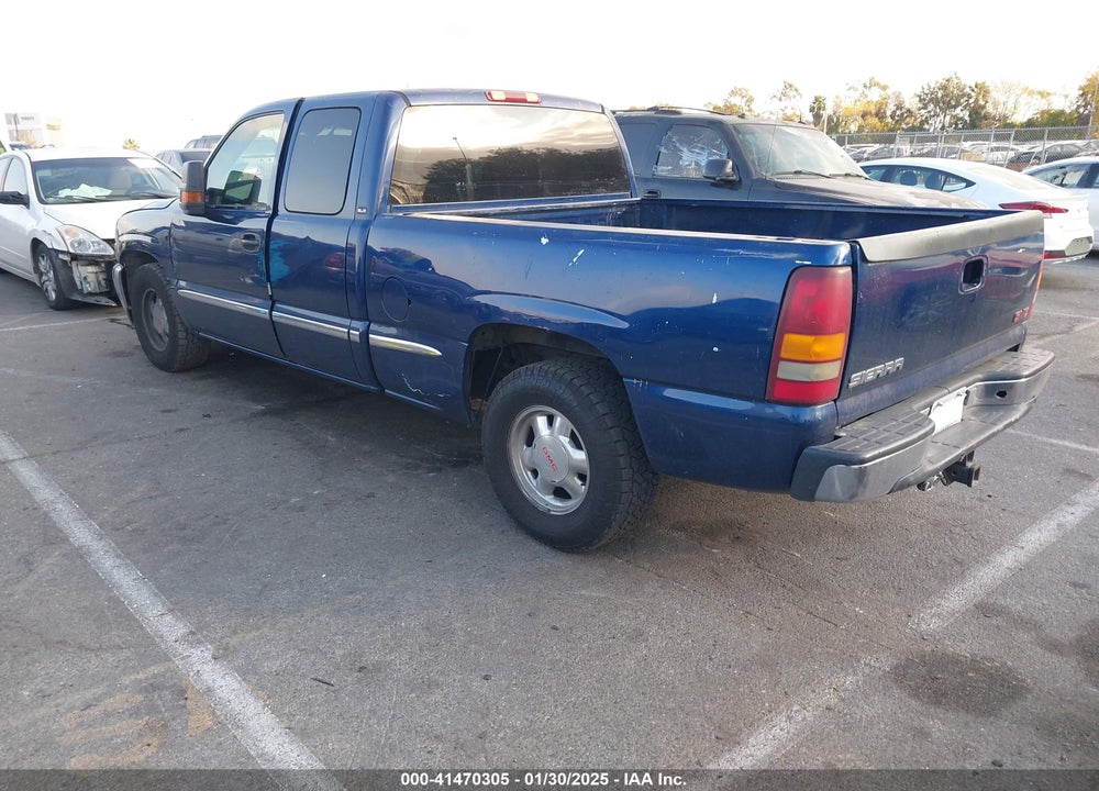 2002 GMC SIERRA 1500 SLE VIN: 2GTEC19T521149253