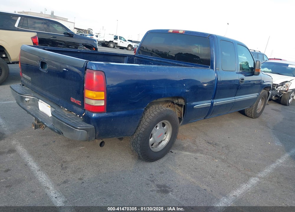 2002 GMC SIERRA 1500 SLE VIN: 2GTEC19T521149253