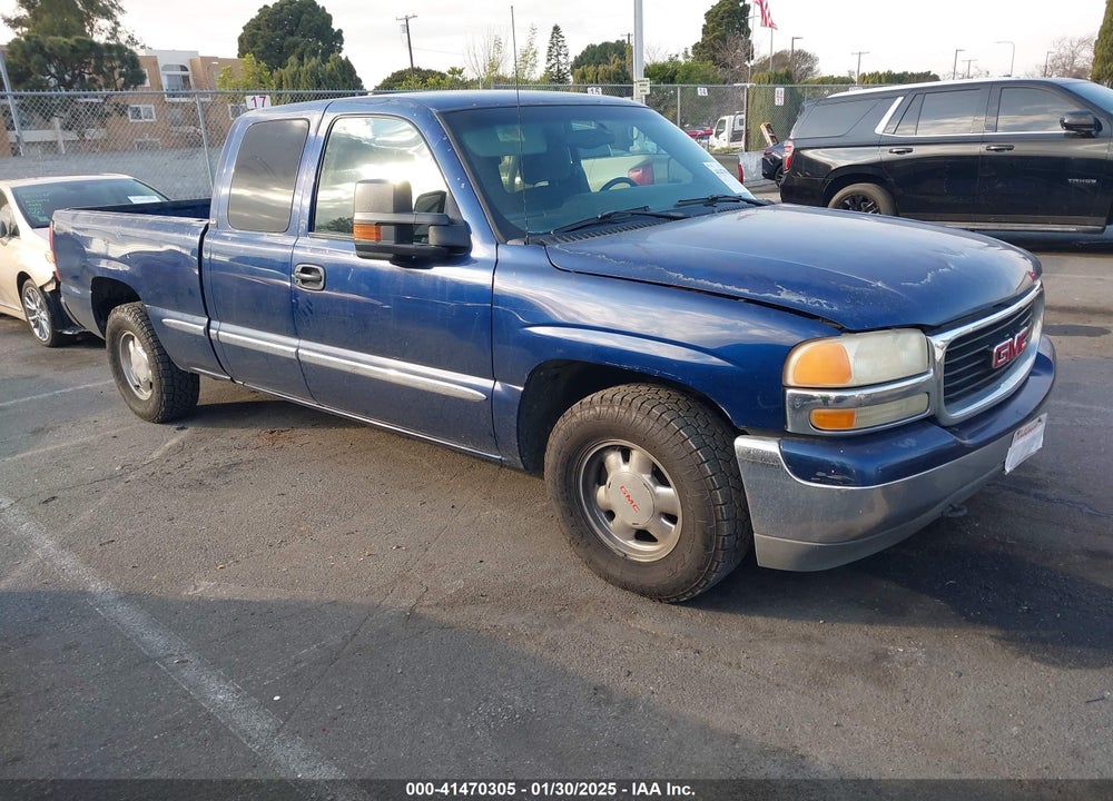 2002 GMC SIERRA 1500 SLE VIN: 2GTEC19T521149253