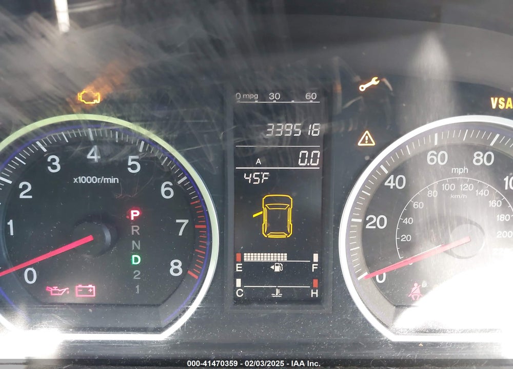 2008 HONDA CR-V VIN: 5J6RE38778L002022