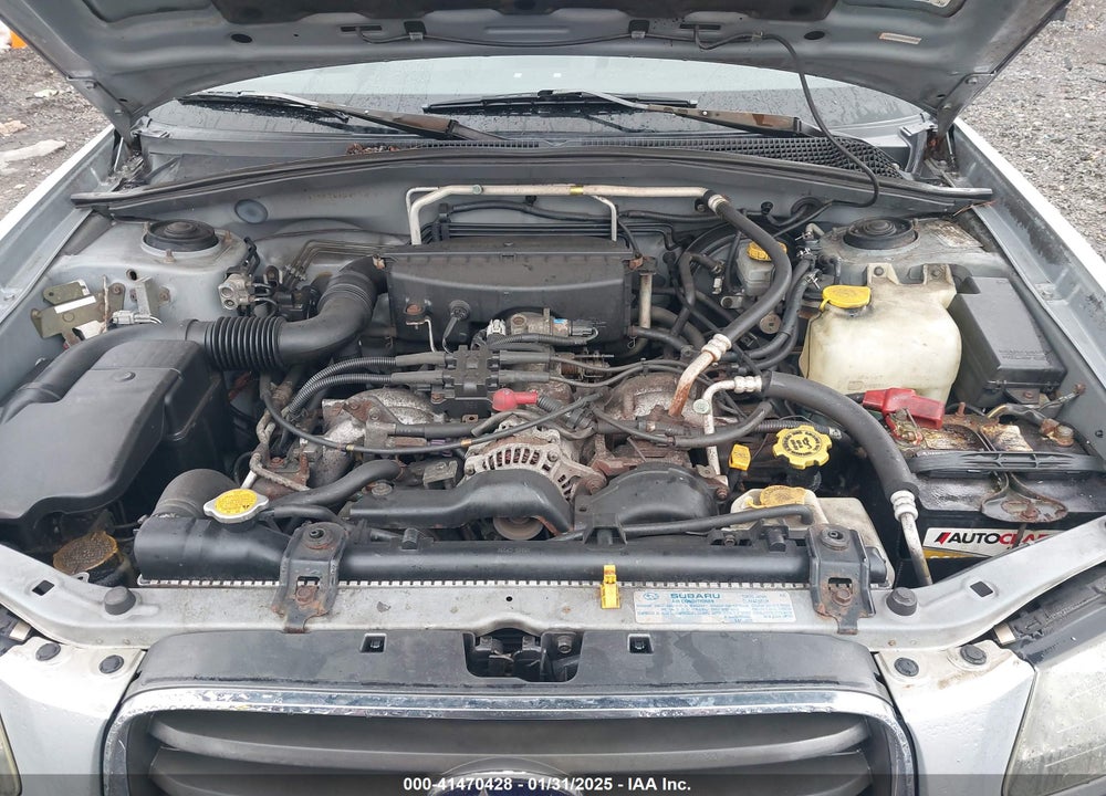 2003 SUBARU FORESTER X VIN: JF1SG63643H772147