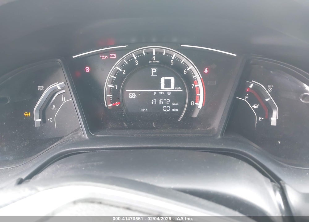 2017 HONDA CIVIC VIN: 2HGFC2F54HH501756