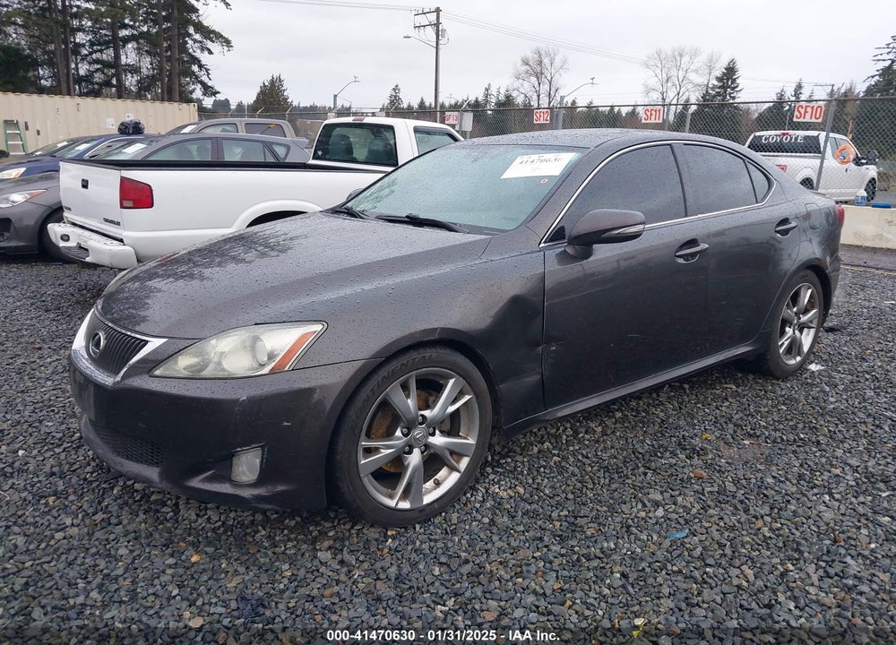 2010 LEXUS IS 250 VIN: JTHBF5C21A2100002