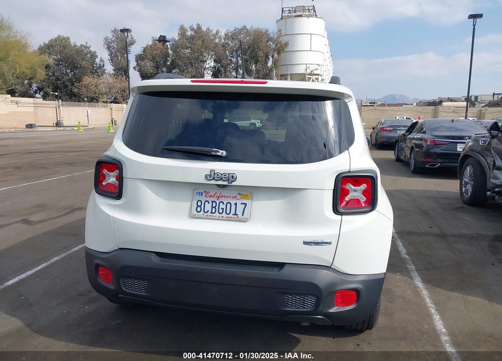 2017 JEEP RENEGADE LATITUDE FWD VIN: ZACCJABB0HPG33084
