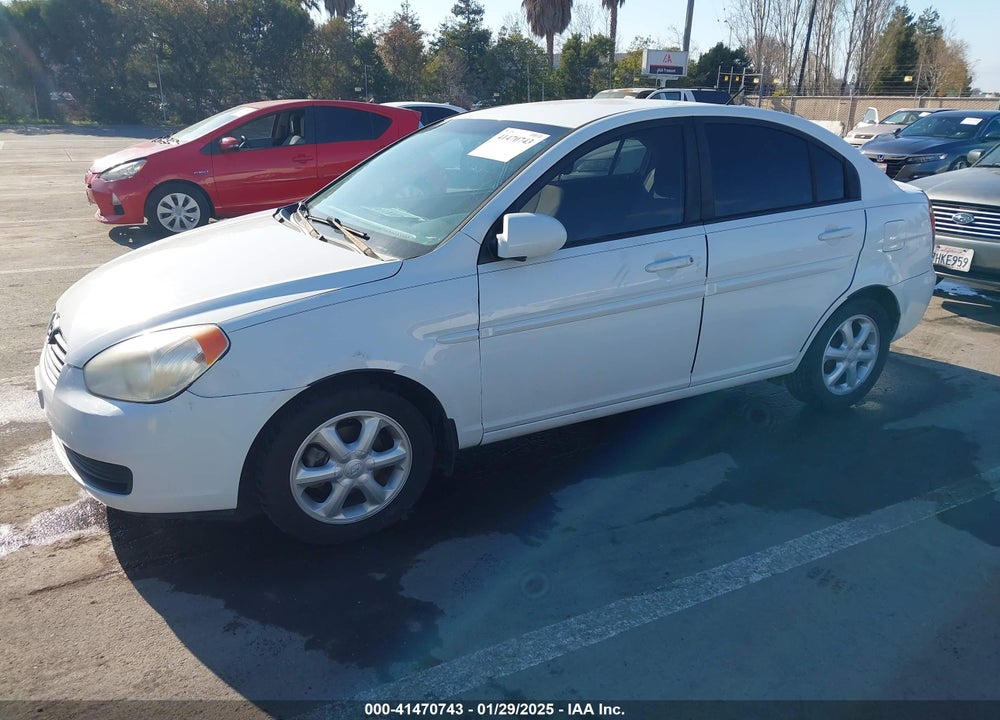 2008 HYUNDAI ACCENT GLS VIN: KMHCN46CX8U175282