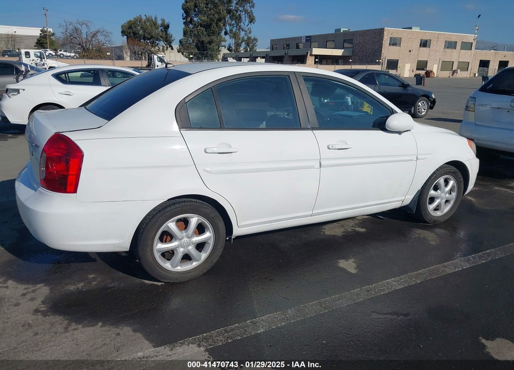 2008 HYUNDAI ACCENT GLS VIN: KMHCN46CX8U175282