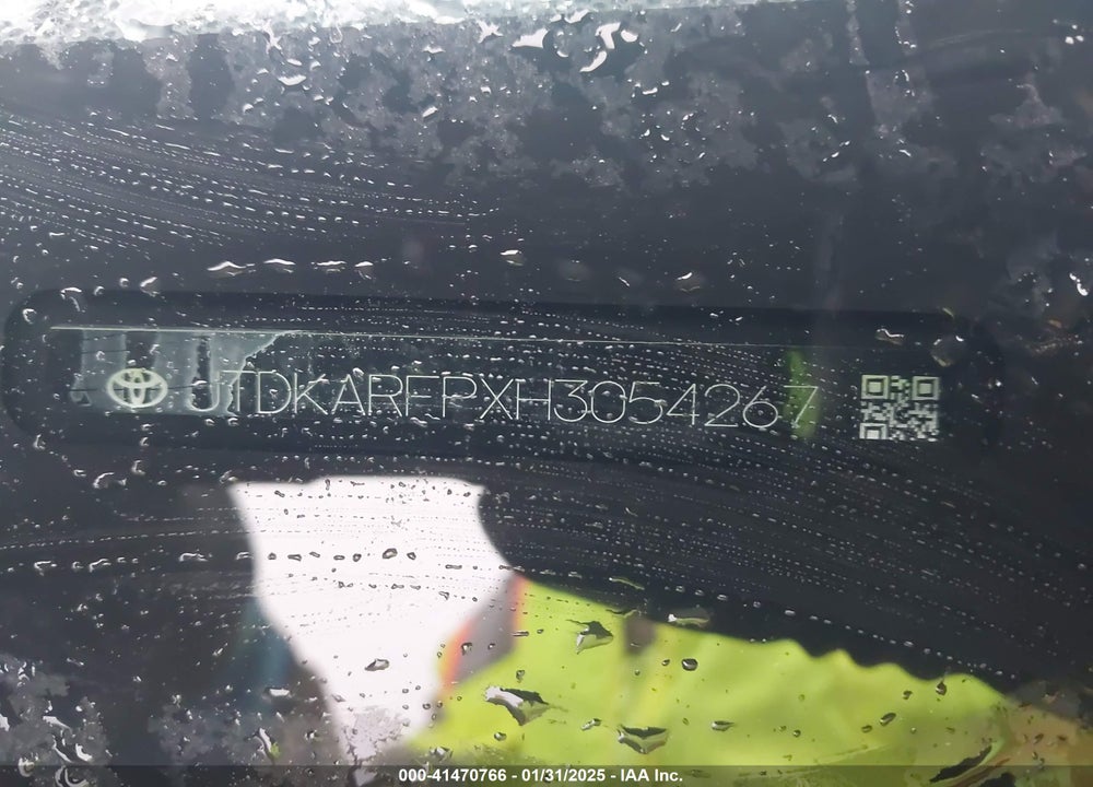 2017 TOYOTA PRIUS PRIME PREMIUM VIN: JTDKARFPXH3054267