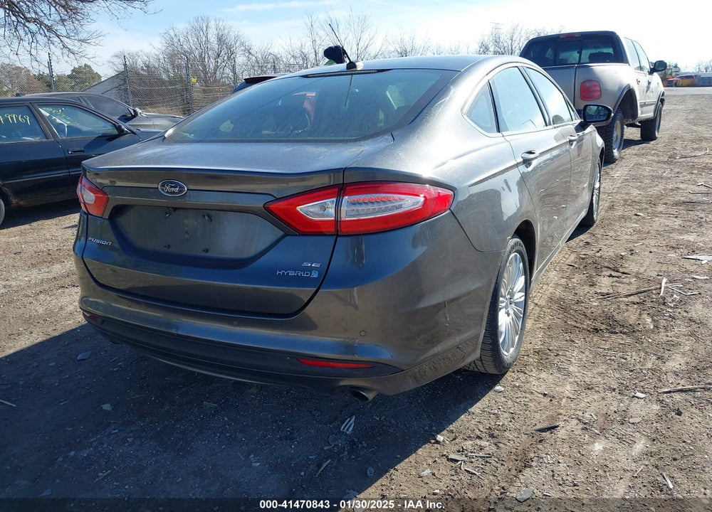 2016 FORD FUSION HYBRID SE VIN: 3FA6P0LU3GR345513