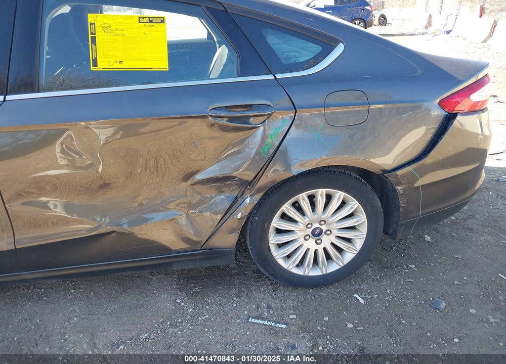 2016 FORD FUSION HYBRID SE VIN: 3FA6P0LU3GR345513