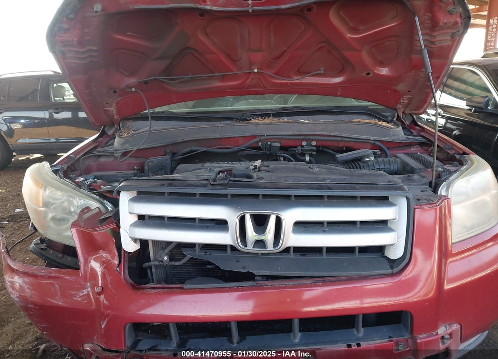 2006 HONDA PILOT LX VIN: 2HKYF18156H527029