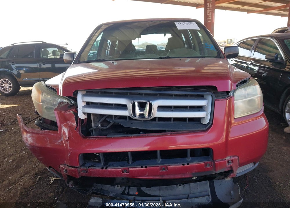 2006 HONDA PILOT LX VIN: 2HKYF18156H527029