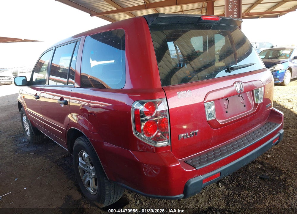 2006 HONDA PILOT LX VIN: 2HKYF18156H527029