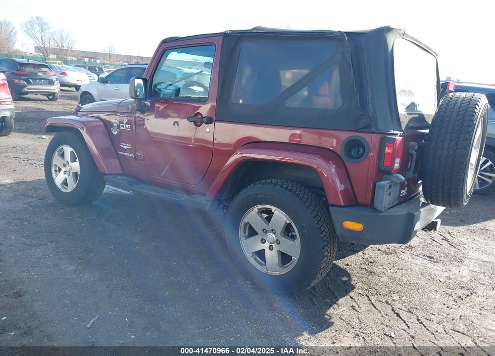 2008 JEEP WRANGLER SAHARA VIN: 1J8FA54128L568597