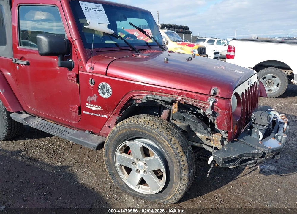 2008 JEEP WRANGLER SAHARA VIN: 1J8FA54128L568597