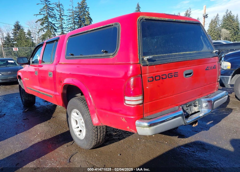 2002 DODGE DAKOTA SLT VIN: 1B7HG48N62S518157
