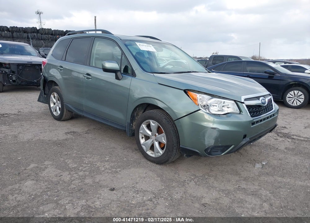 2015 SUBARU FORESTER 2.5I PREMIUM VIN: JF2SJADC2FH480814