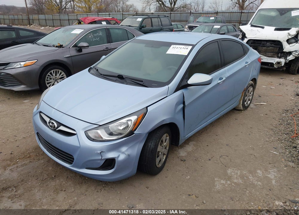 2014 HYUNDAI ACCENT VIN: KMHCT4AE3EU675360