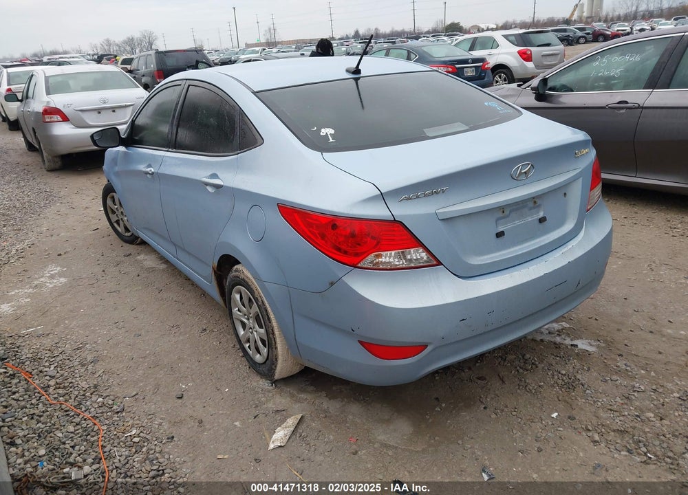 2014 HYUNDAI ACCENT VIN: KMHCT4AE3EU675360