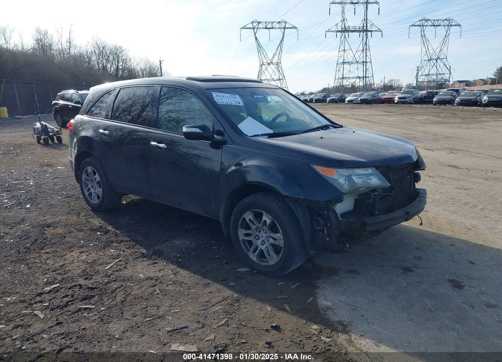 2007 ACURA MDX TECHNOLOGY PACKAGE VIN: 2HNYD28397H503740
