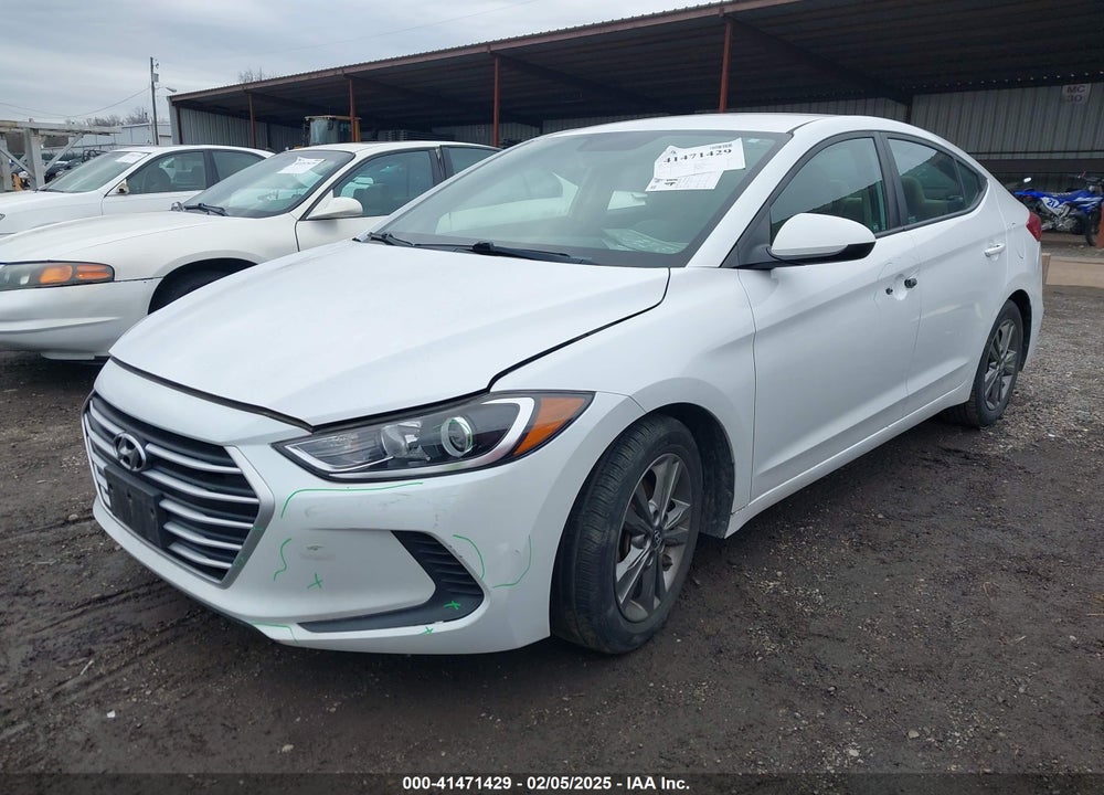 2018 HYUNDAI ELANTRA VIN: 5NPD84LF5JH225651