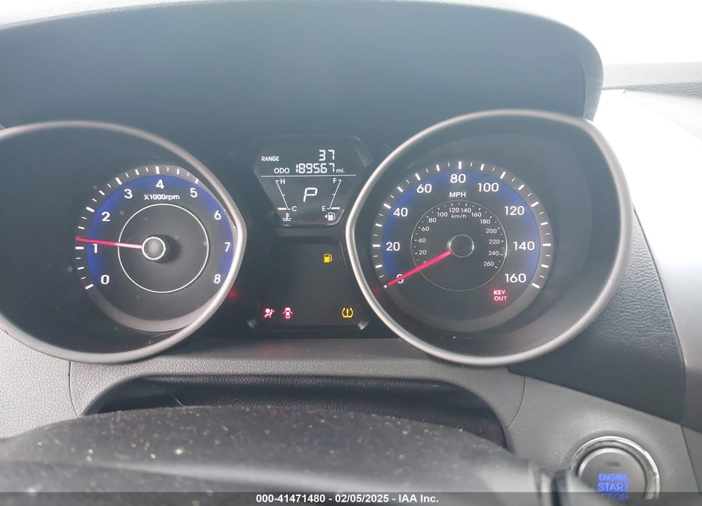 2013 HYUNDAI ELANTRA LIMITED VIN: KMHDH4AEXDU620960