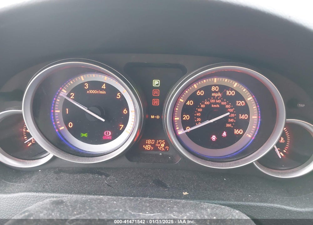 2009 MAZDA MAZDA6 VIN: 1YVHP82A195M01537