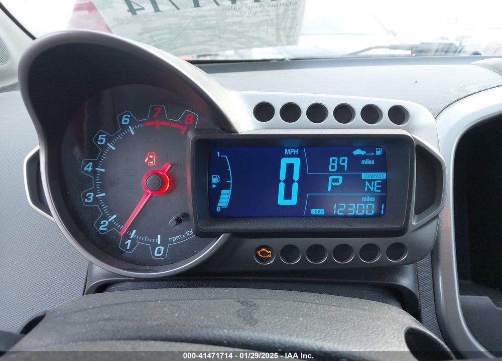 2012 CHEVROLET SONIC VIN: 1G1JC5SH9C4103371