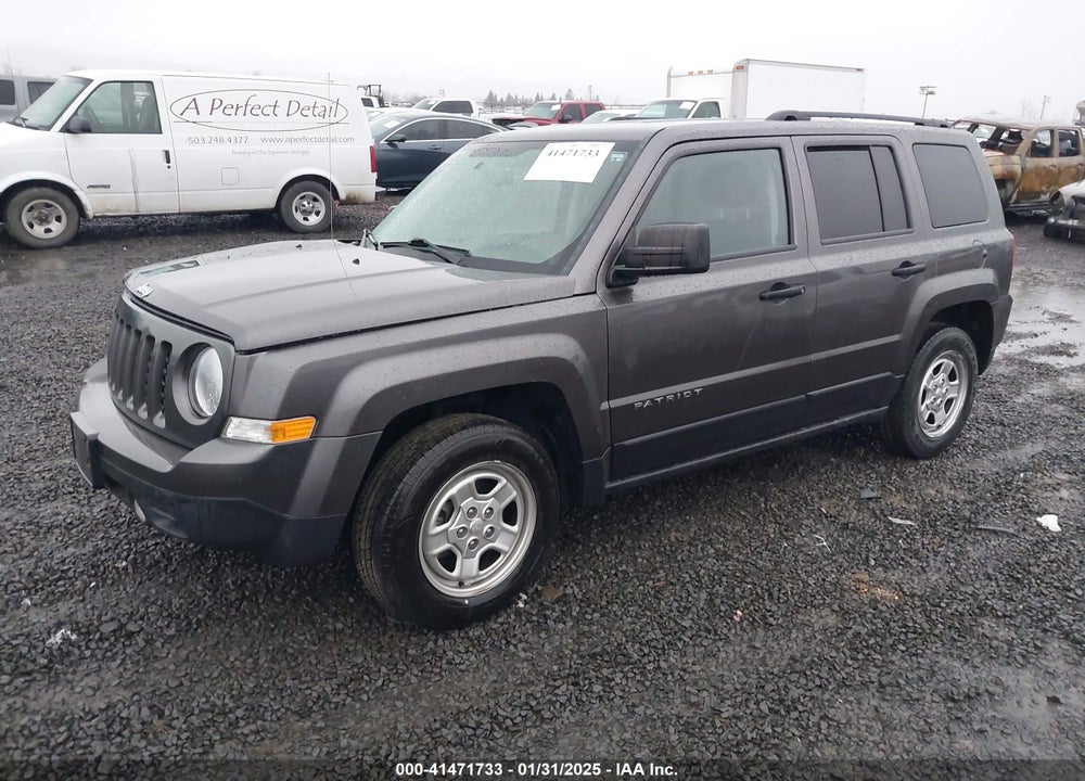 2016 JEEP PATRIOT VIN: 1C4NJPBB0GD547640