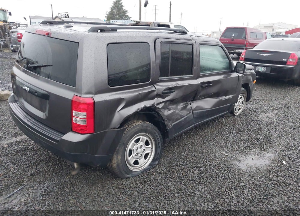 2016 JEEP PATRIOT VIN: 1C4NJPBB0GD547640