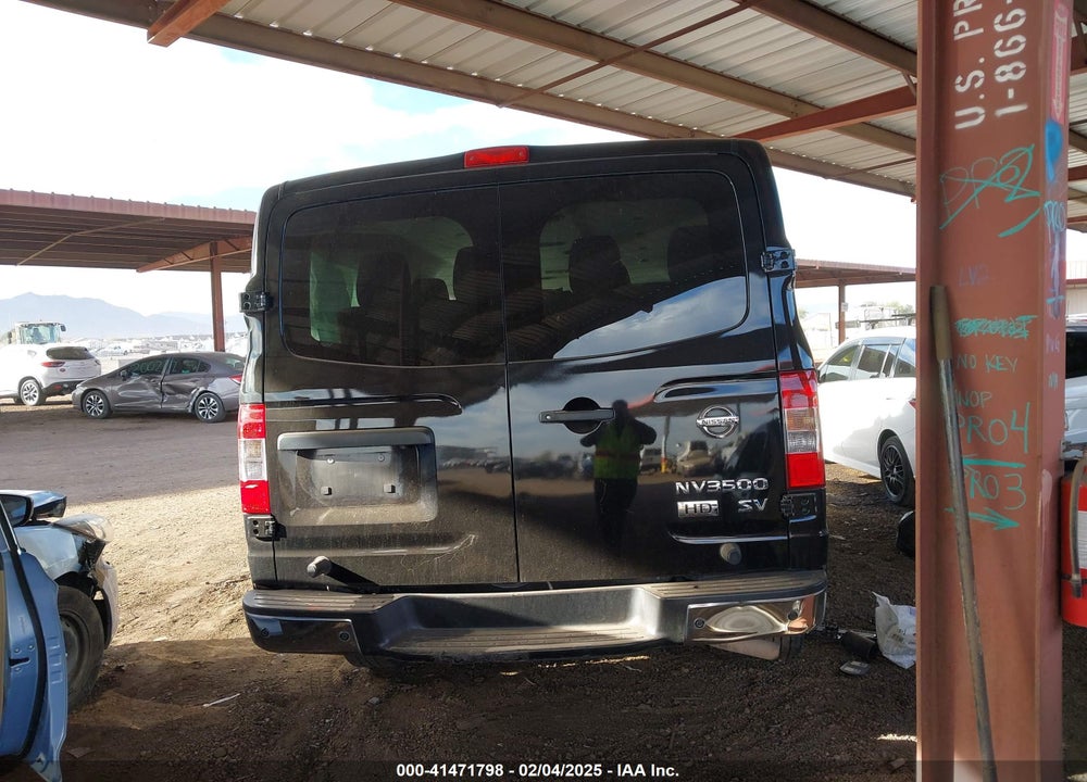 2016 NISSAN NV VIN: 5BZBF0AA4GN853979