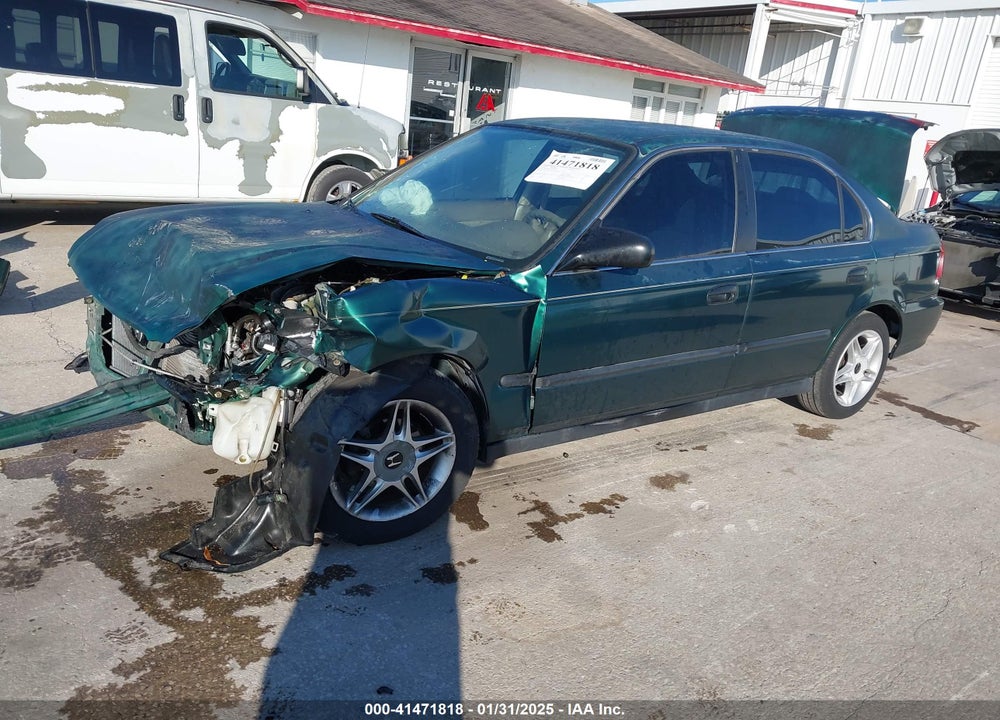 2000 HONDA CIVIC LX VIN: 2HGEJ6676YH515359