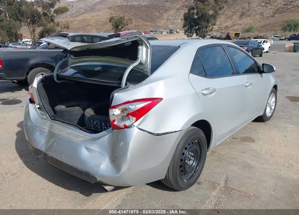 2015 TOYOTA COROLLA VIN: 5YFBURHEXFP249602